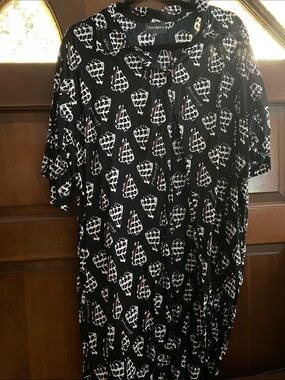 2BDESIRED T-shirt dress Hebrew cone shells